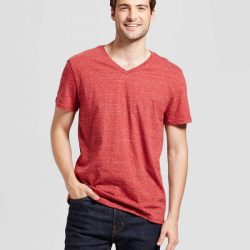 Vesta Mode - Half Sleeve V Neck T-Shirt