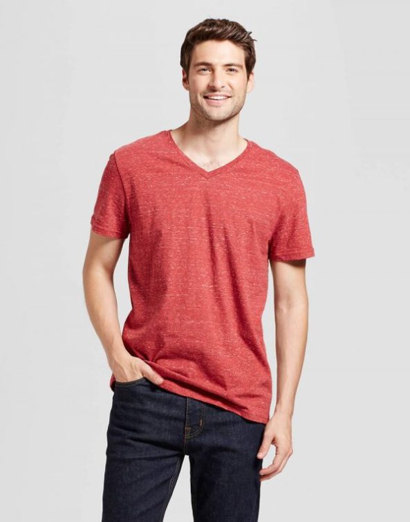 Vesta Mode - Half Sleeve V Neck T-Shirt
